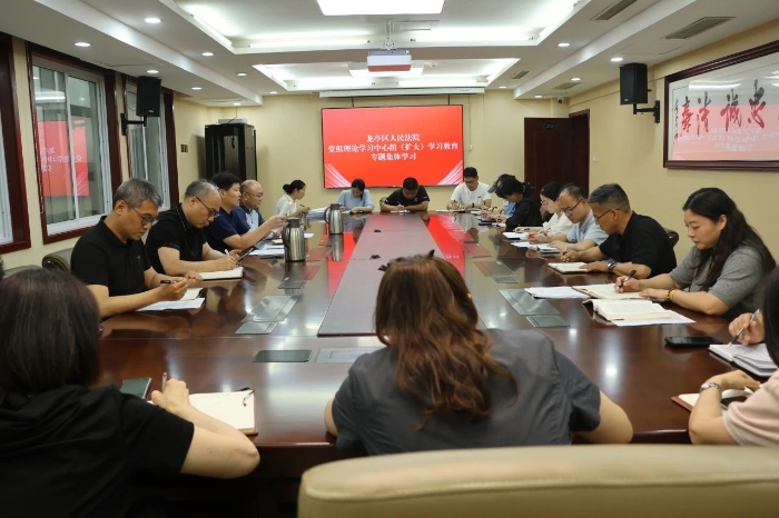 {开封网 照片} 龙亭法院召开党组理论学-FZ100215009904